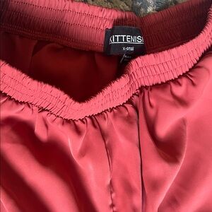 Kittenish Vibrant Red Skirt